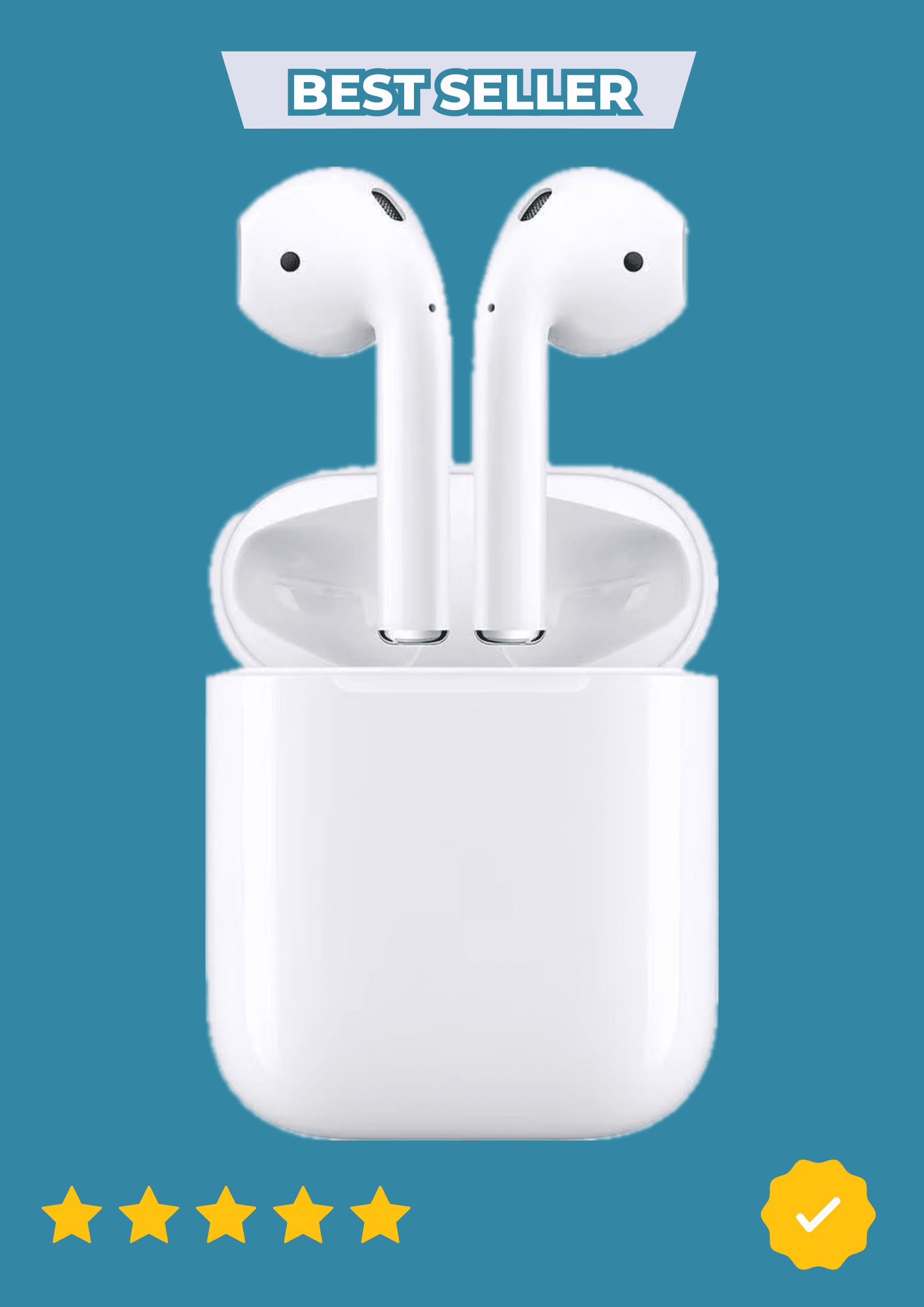 Écouteurs Bluetooth Sans Fil Essentiels avec Boîtier de Charge – Compatible iPhone & Android
