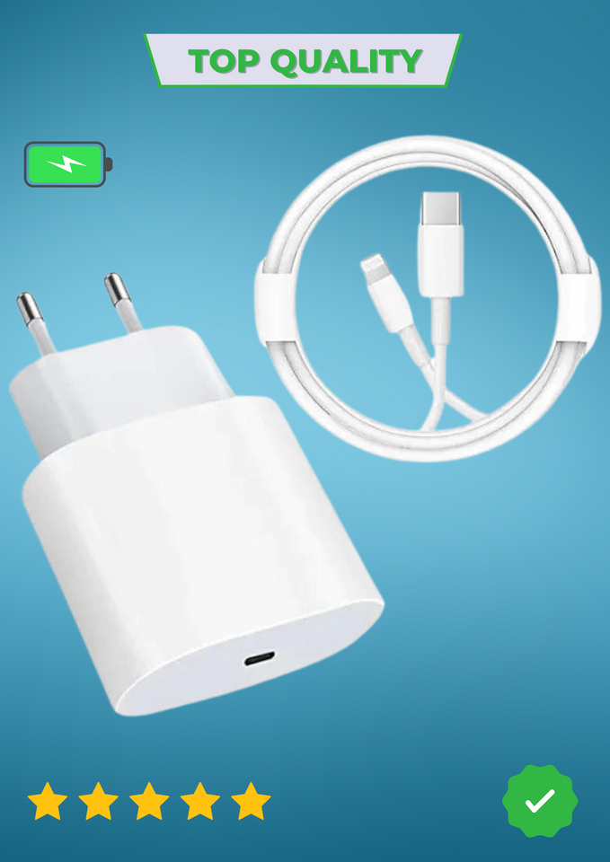 Complete fast charger for iPhone